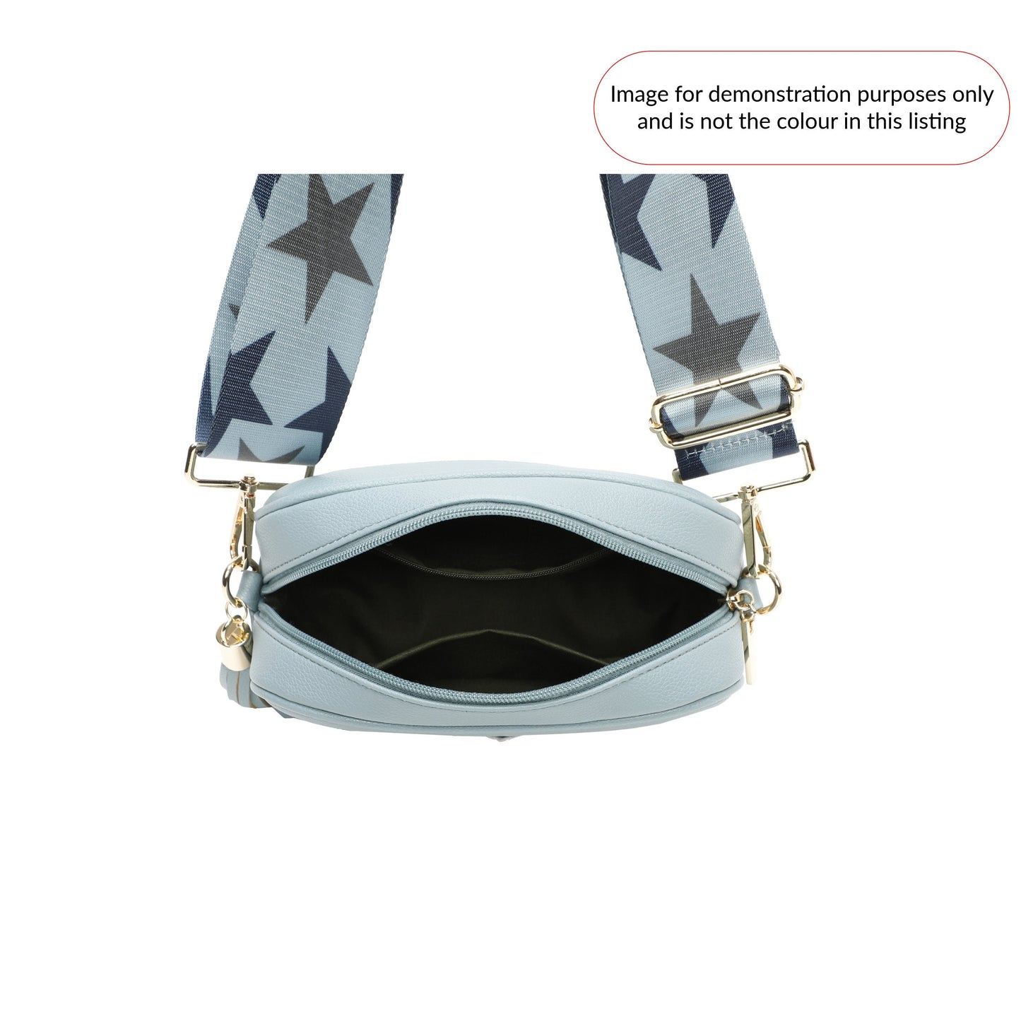 Beige Tasseled Star Crossbody Bag with Changeable Star Bag Strap