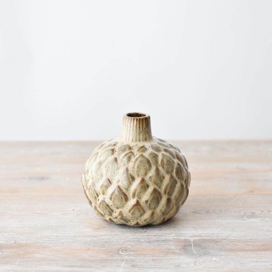 Ceramic Glazed Artichoke Vases