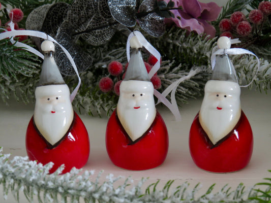 Ceramic Santa Claus Christmas Tree Bauble