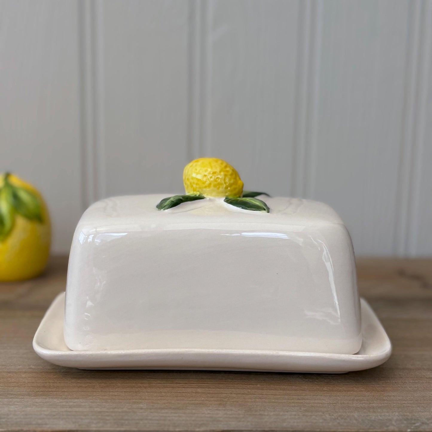Ceramic Lemon Butter Dish
