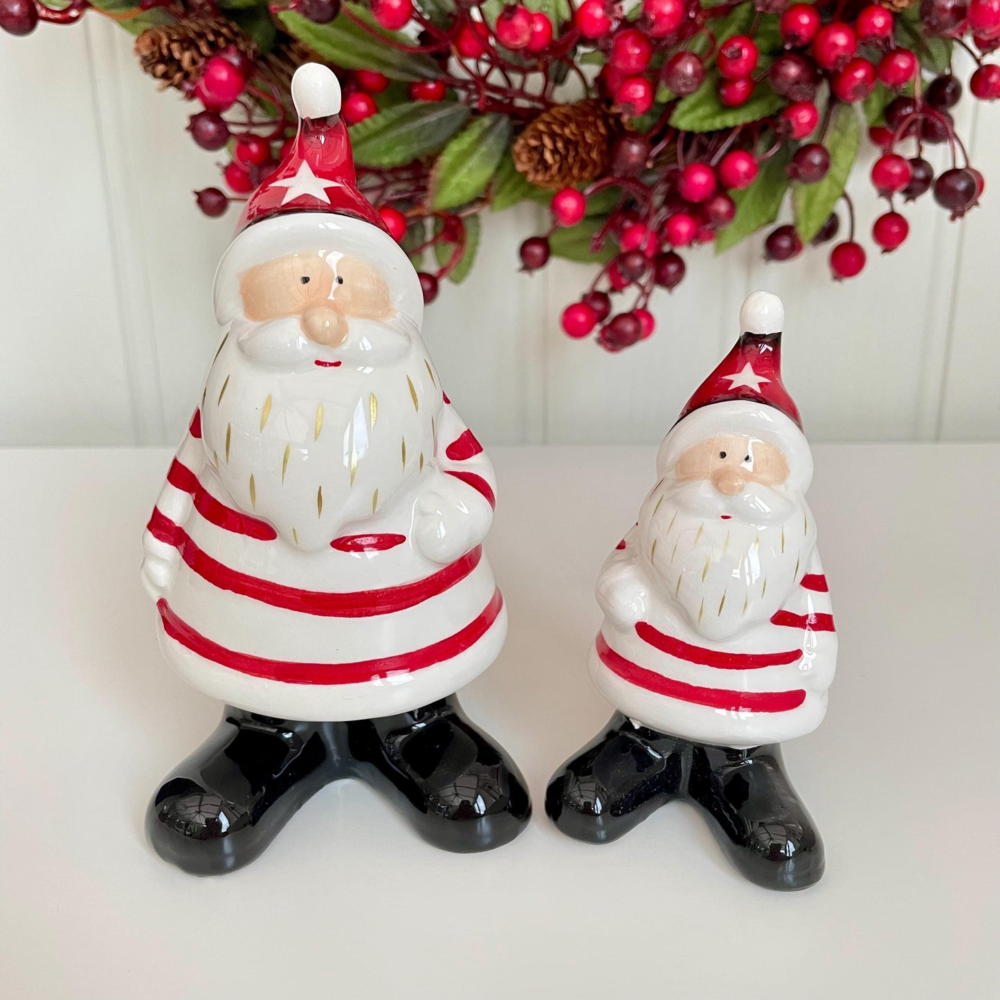 Ceramic Christmas Santa Claus Ornaments