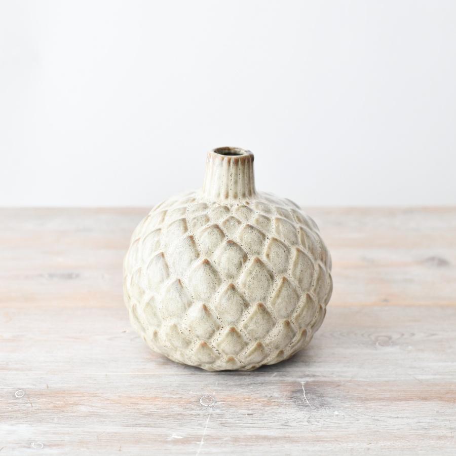 Ceramic Glazed Artichoke Vases