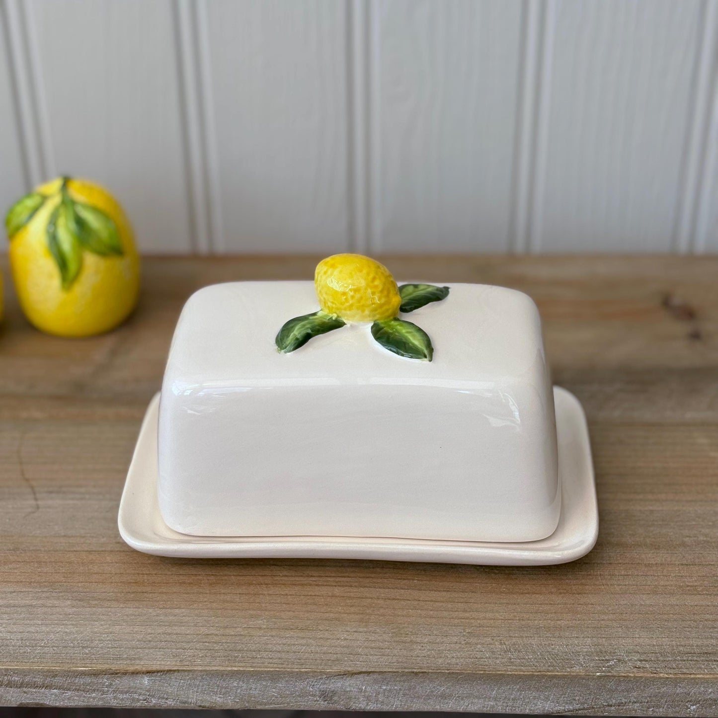 Ceramic Lemon Butter Dish
