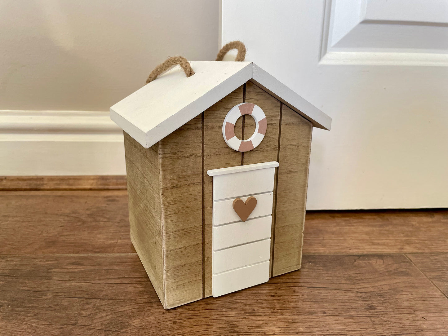 Beach Hut House Shaped Doorstop