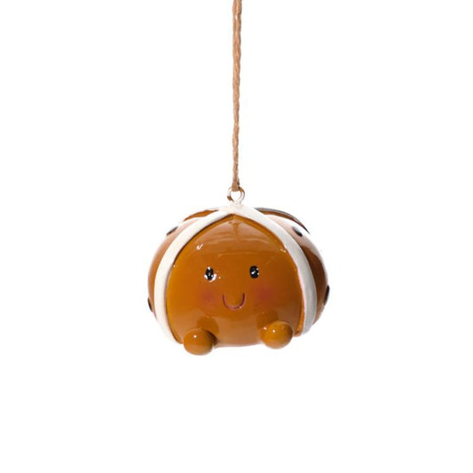 Hanging Hot Cross Bun Easter Ornament