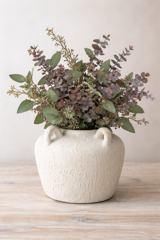 Decorative Urn Vase with Handles