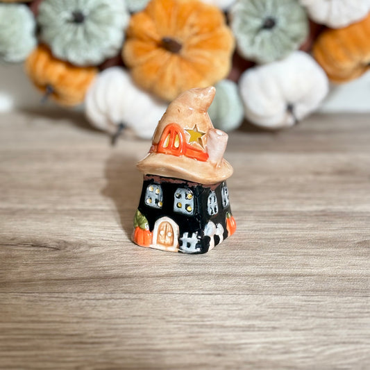 LED Witch Hat House Ornament