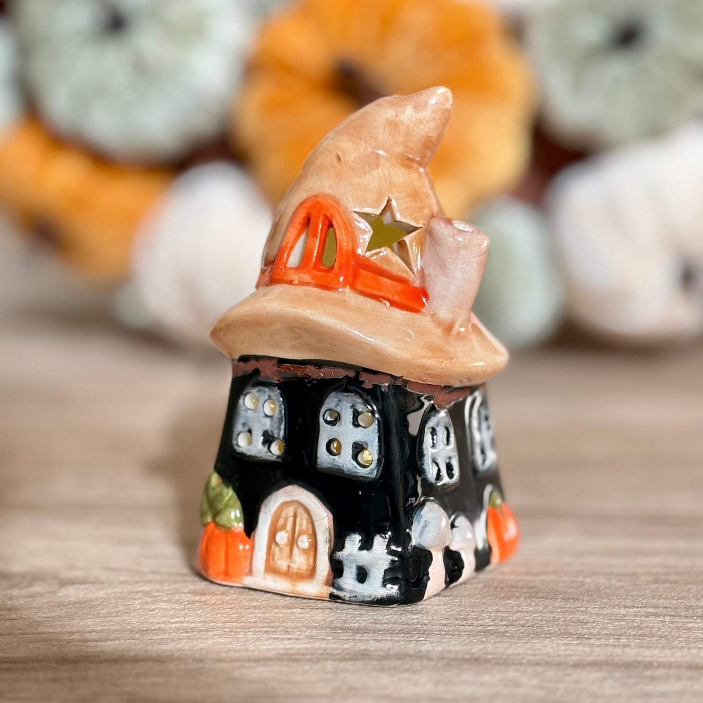 LED Witch Hat House Ornament
