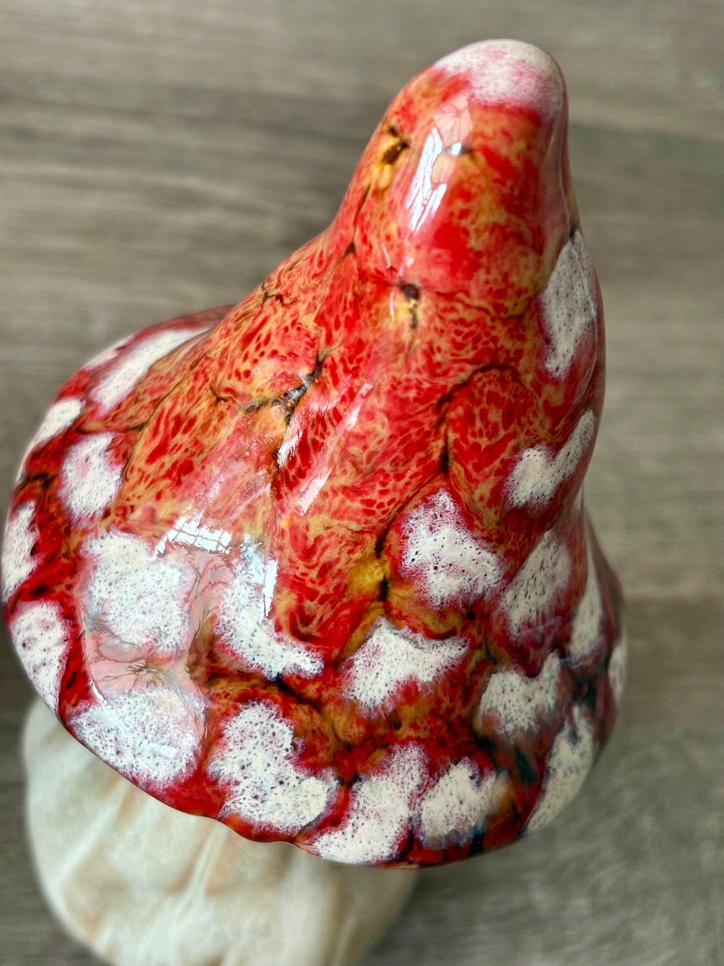 Autumn Ceramic Mushroom Toadstool Ornament