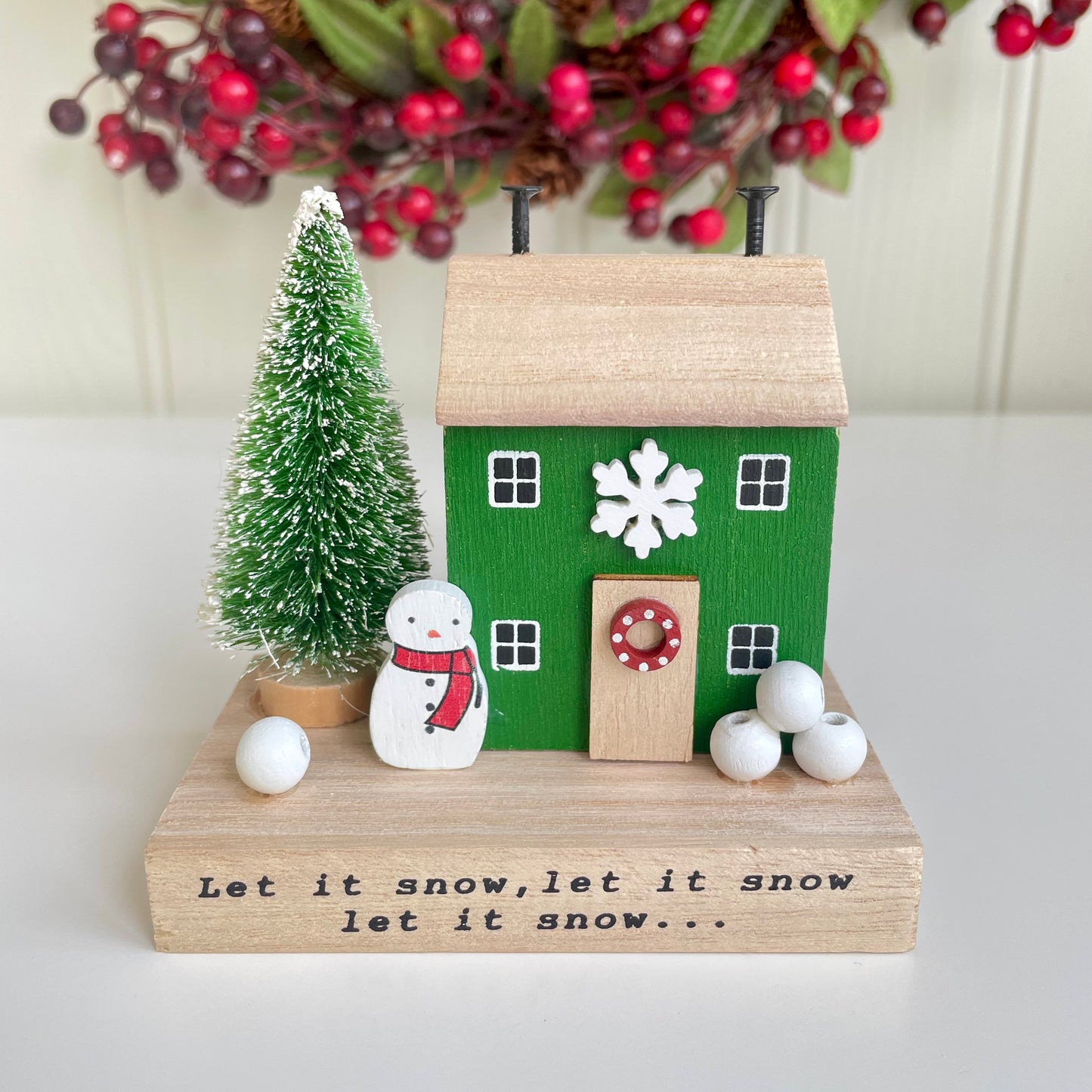 Christmas Snowman House Blocks