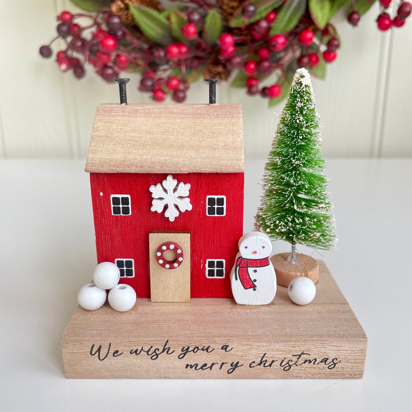 Christmas Snowman House Blocks