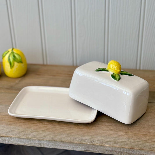 Ceramic Lemon Butter Dish