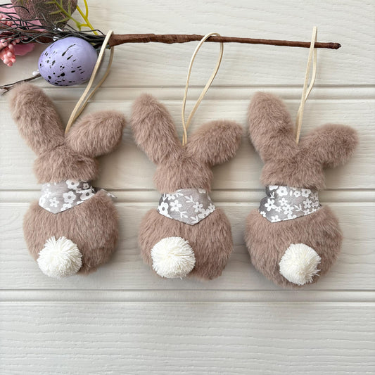 Fluffy Bunny Rabbit Hanger