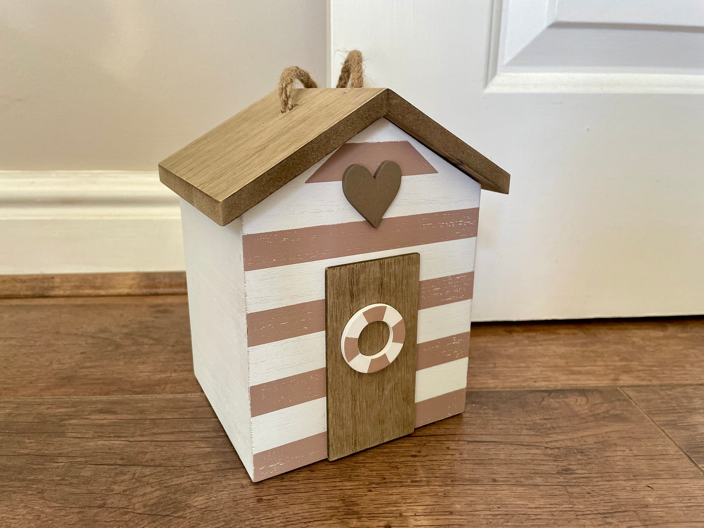 Beach Hut House Shaped Doorstop