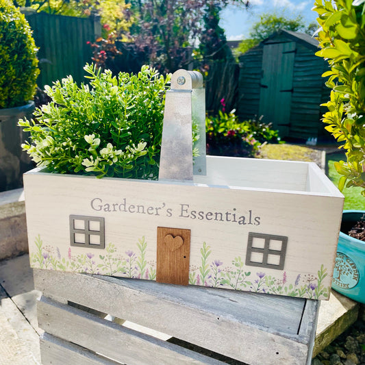 Wooden Garden Trug Basket | Gardeners Tools Trug