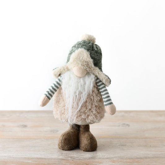 Sage Green Plush Christmas Nordic Santa Gonk Decorations