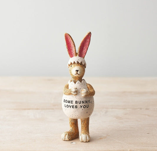 Some Bunny Loves You Easter Egg Rabbit Ornament