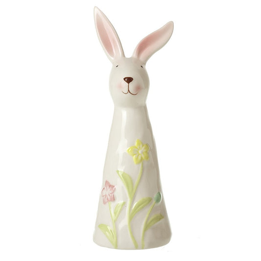 Ceramic Spring Floral Rabbit Ornaments