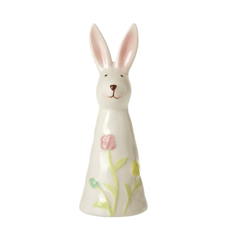 Ceramic Spring Floral Rabbit Ornaments