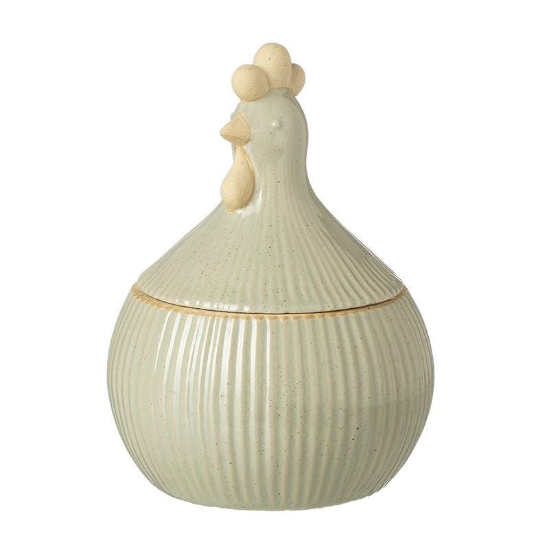 Porcelain Chicken Storage Jars