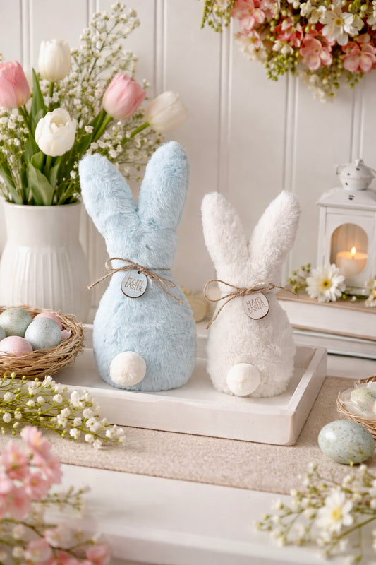 Fabric Plush Easter Bunny Rabbit Decorations