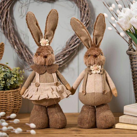 Fabric Standing Bunny Rabbit Easter Decorations