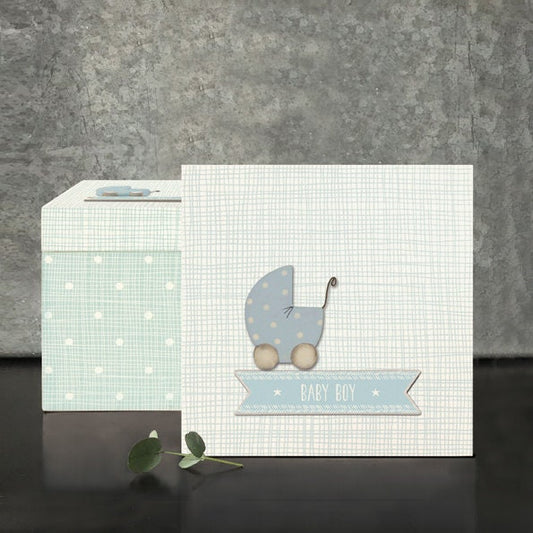 Baby Boy Wooden Keepsake Box