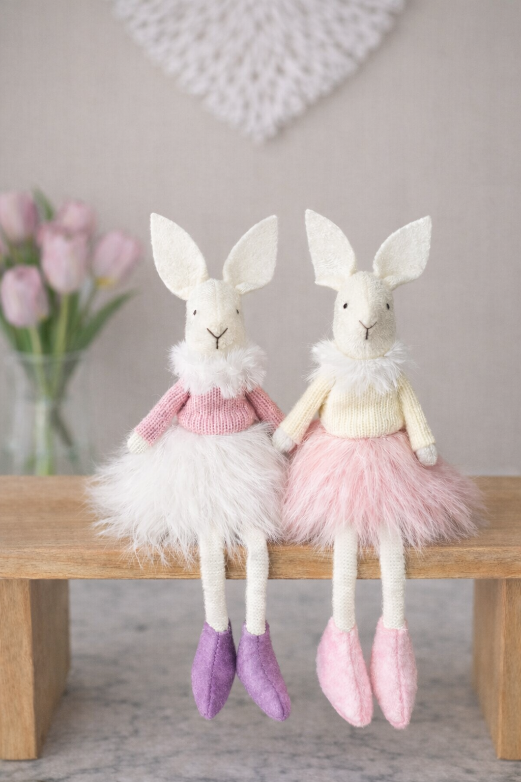 Felt Mouse in Tutu Shelf Sitting Ornaments