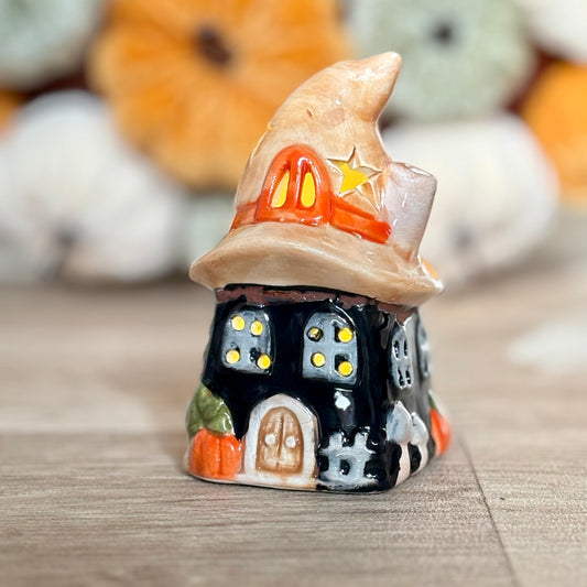 LED Witch Hat House Ornament