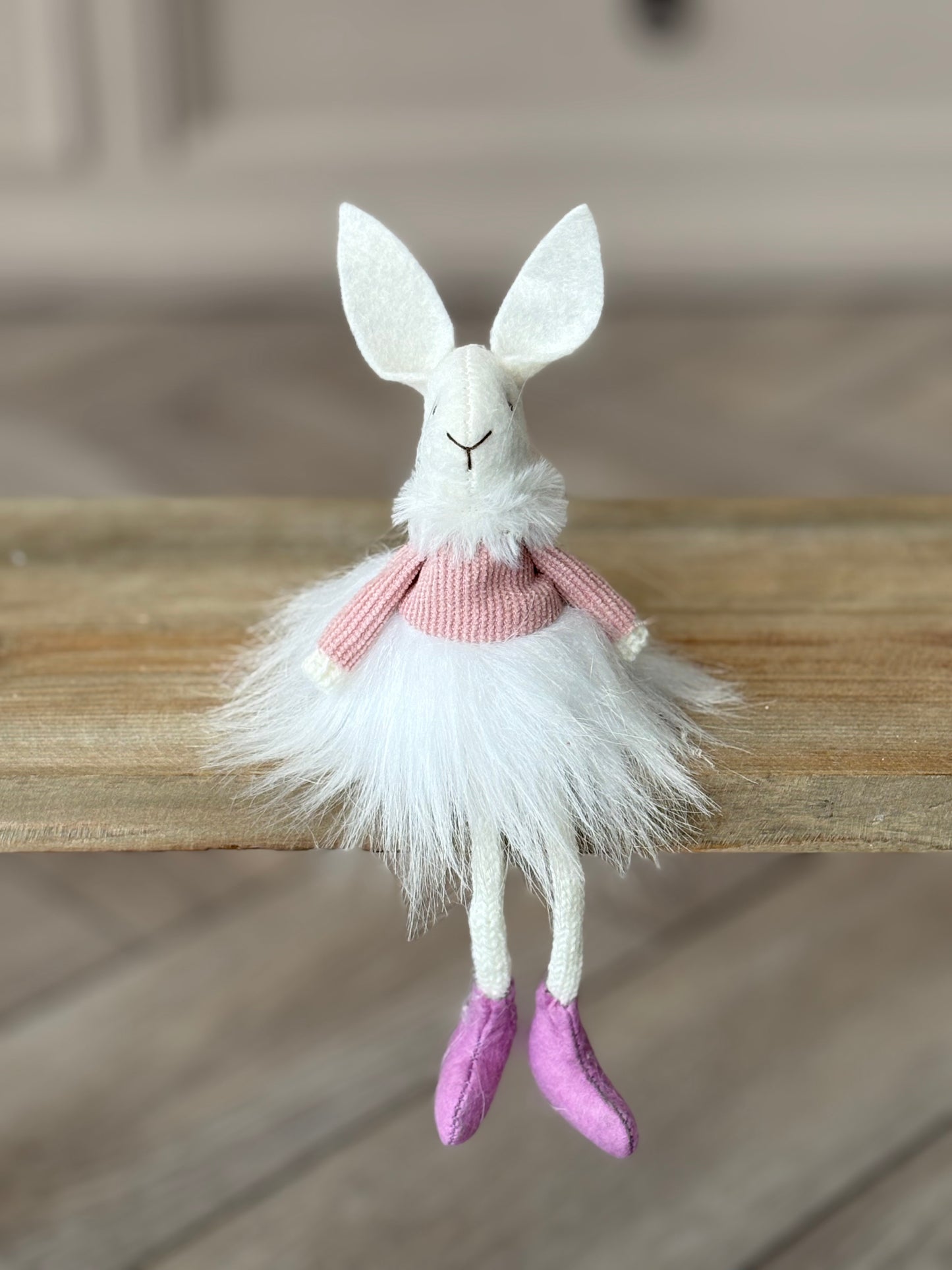 Felt Mouse in Tutu Shelf Sitting Ornaments