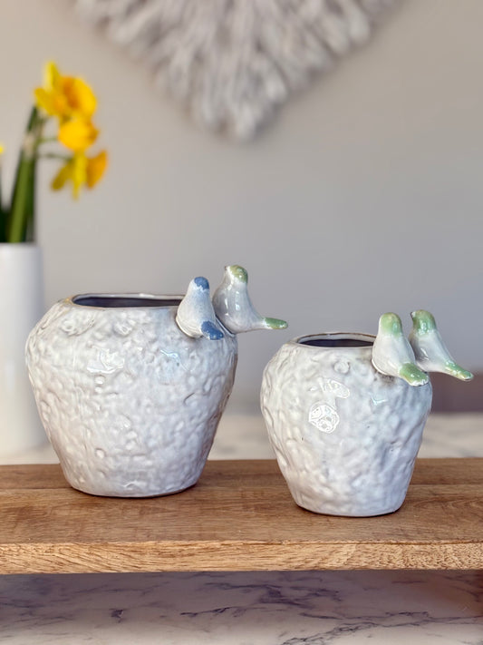 Ceramic Bird Vase