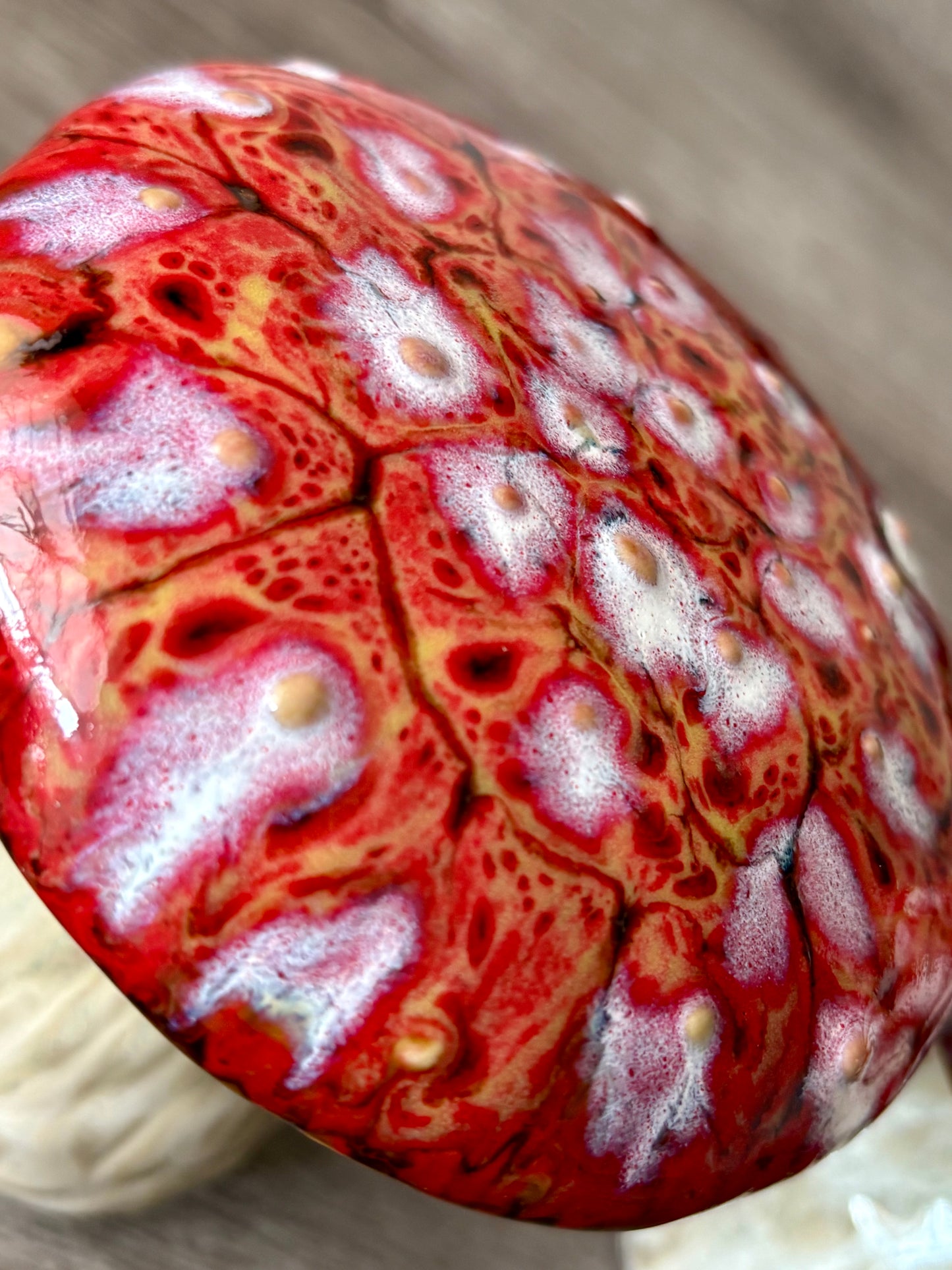 Autumn Ceramic Mushroom Toadstool Ornament