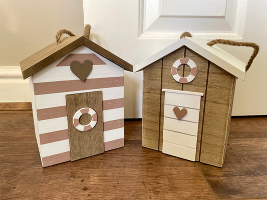 Beach Hut House Shaped Doorstop