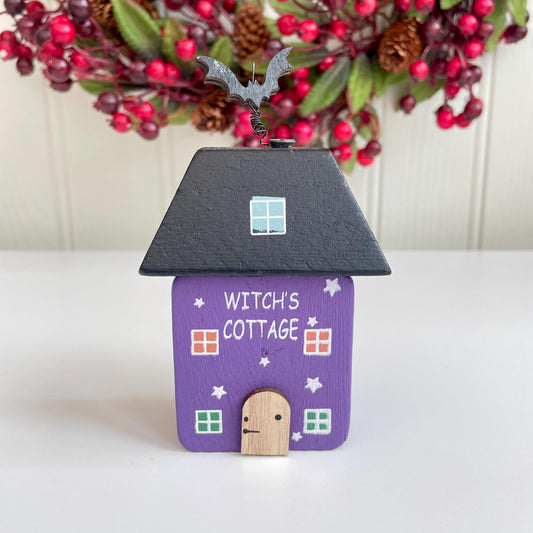 Witch's Cottage Halloween House Decoration