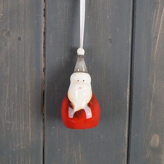 Ceramic Santa Claus Christmas Tree Bauble